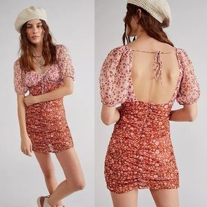 FREE PEOPLE Women’s Tessa Dress Primrose Combo-Size Medium